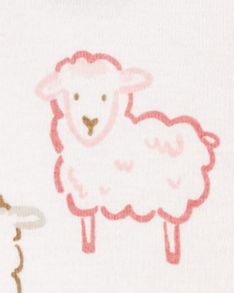 Bébé Emballage de 6 cache-couches à manches longues à motifs d’animaux de la ferme, image 3 sur 9 diapositives