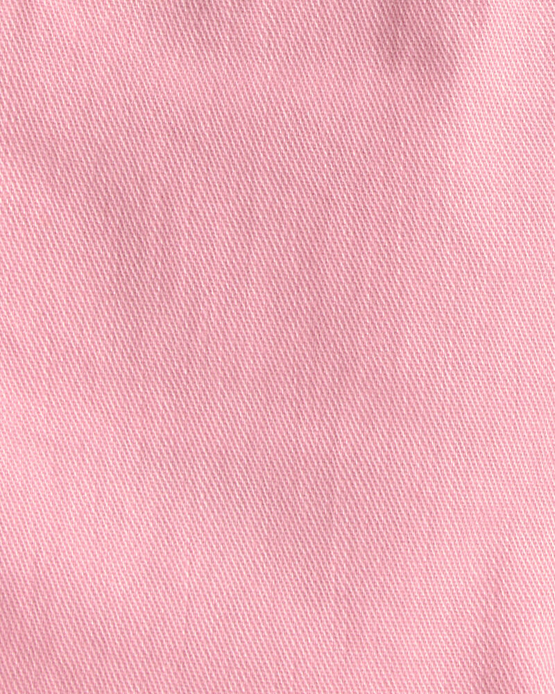 Tout-petit fille - Short tiss&eacute; - Rose, image 3 sur 3 diapositives