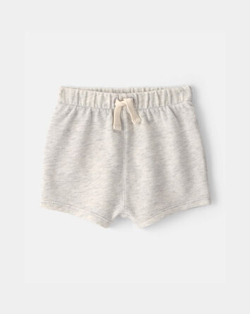 Baby Drawstring Shorts - Grey, 