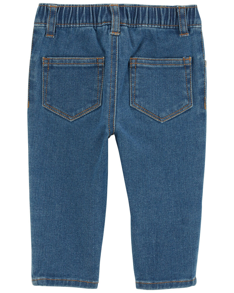Baby 2-Piece Apple Sweater & Denim Pant Set, image 2 of 4 slides