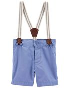 Baby Suspender Shorts, image 1 of 3 slides