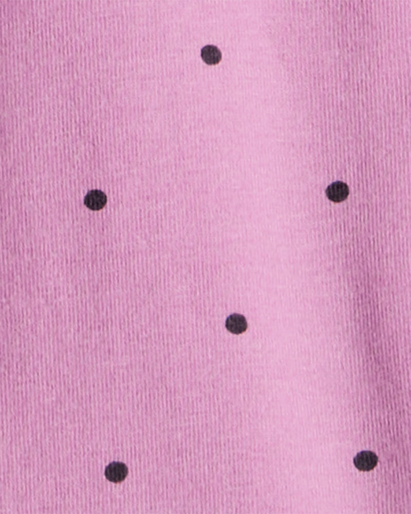 Baby Girl 3-Piece Tee & Pant Set - Purple, image 5 of 6 slides