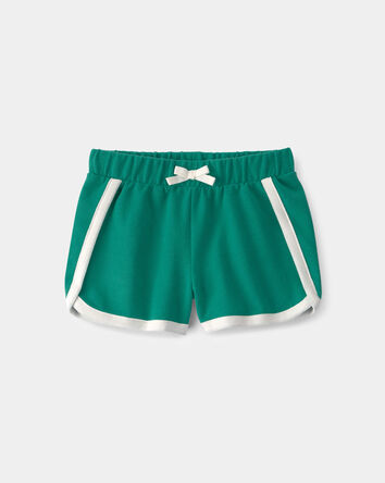 Toddler Girl French Terry Athletic Shorts - Green, 