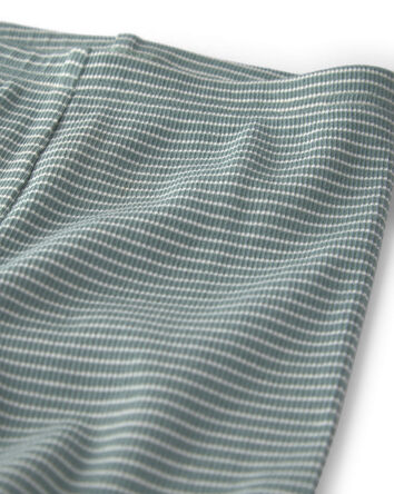 Baby 2-Piece Organic Cotton Ribbed Pyjamas, 