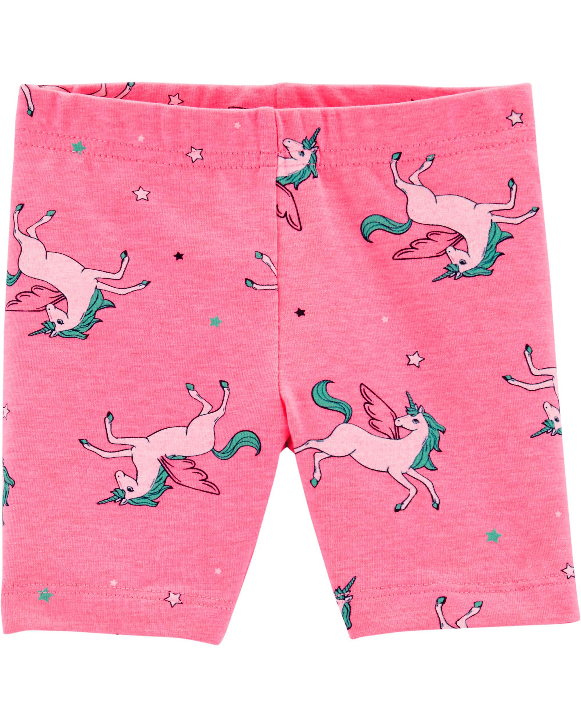 Neon Unicorn Tumbling Shorts