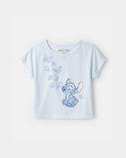 Toddler Girl 2-Piece Disney&copy; Lilo & Stitch Short-Sleeve Pyjama Set - Blue, image 2 of 6 slides