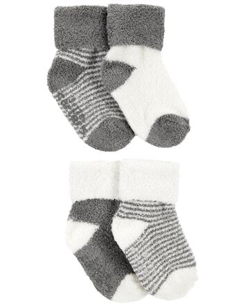 4-Pack Chenille Booties, 