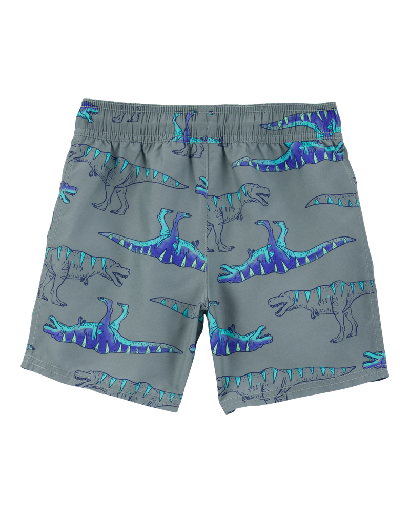 Kid 2-Piece Dinosaur Rashguard & Swim Trunk Set, image 7 of 8 slides