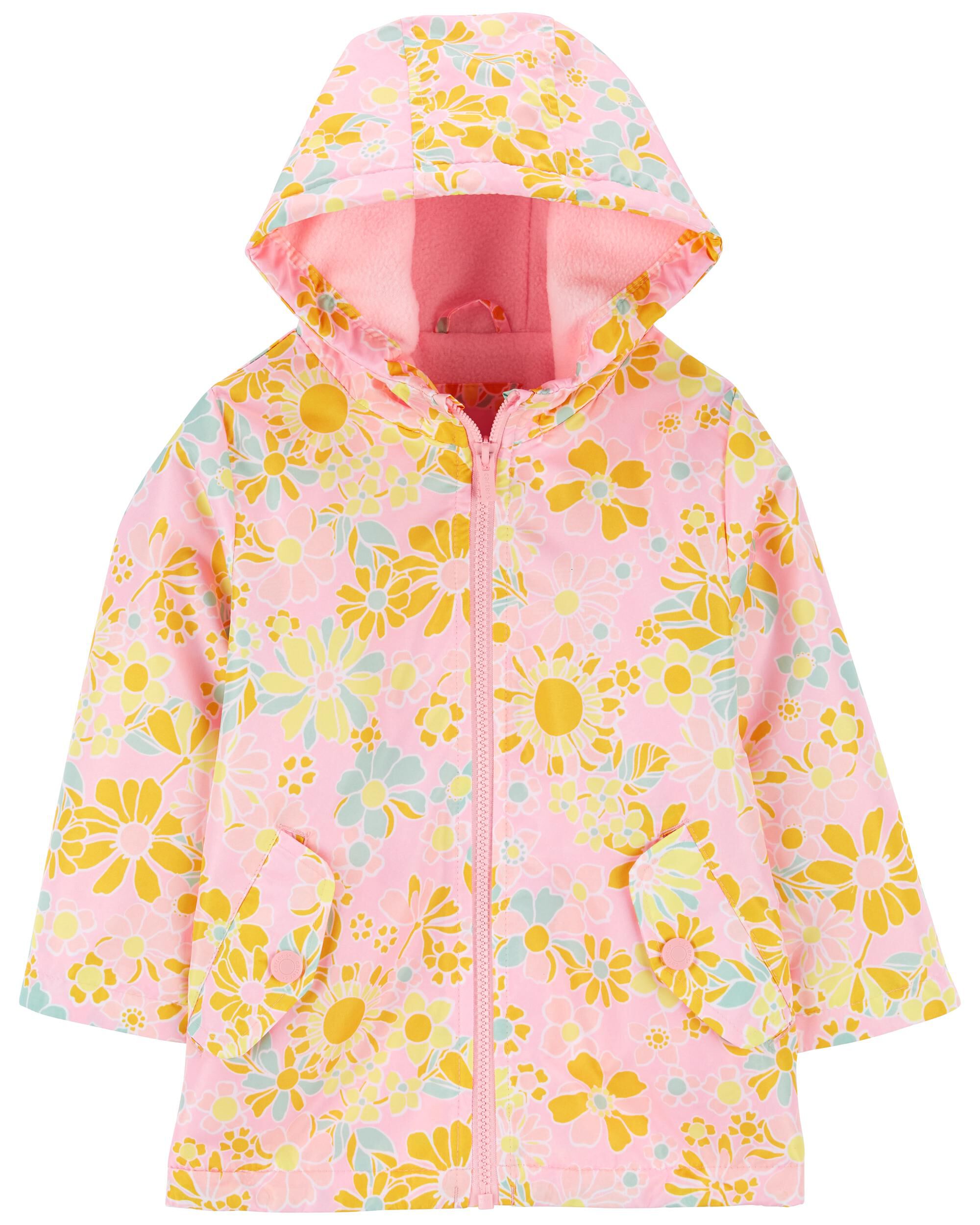 Girls floral raincoat shop
