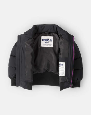 Toddler Girl Urban Heavy Weight Jacket - Black, 