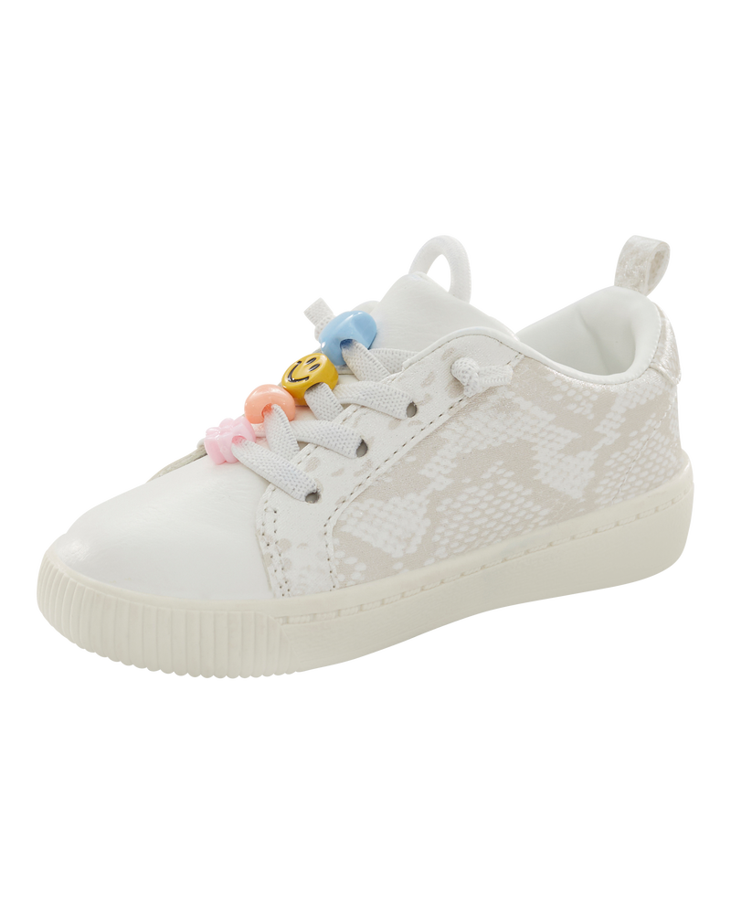 Toddler Snakeskin Pull On Sneakers, image 6 of 7 slides