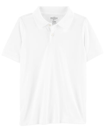 Cotton Jersey Uniform Polo, 