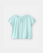 Girls 'Malibu Beach' Active Top - Blue, image 2 of 4 slides