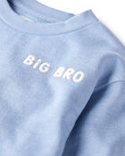 Toddler Organic Cotton Big Bro Sweatshirt, image 2 of 5 slides