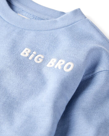 Toddler Organic Cotton Big Bro Sweatshirt, 
