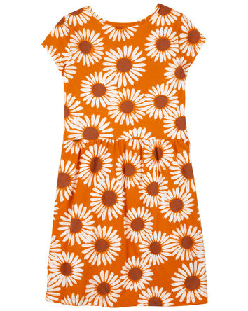 Sunflower Cotton Dress, 
