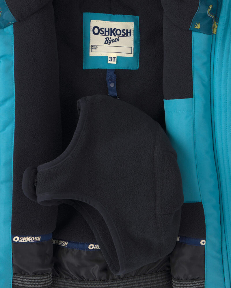 Toddler Boy  2 Piece Dino Snowsuit- Green
, image 5 of 13 slides