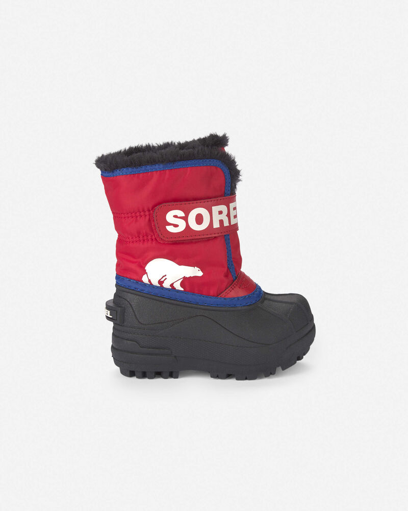 Gar&ccedil;ons - Bottes d'hiver Snow Commander&trade; SOREL - Rouge, image 3 sur 3 diapositives