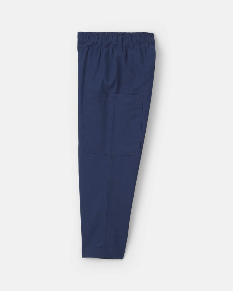 Tout-petit gar&ccedil;on - Ensemble 2 pi&egrave;ces haut manches courtes en chambray et pantalon, image 3 sur 4 diapositives