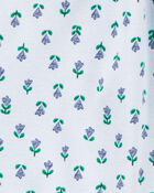Baby Blue Floral 3-Piece Jumpsuit Set, image 2 of 4 slides