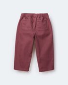 Toddler Barrel Pant - Burgundy, image 7 of 8 slides