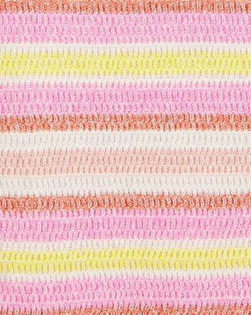 Girls Striped Sweater Knit Tank, 