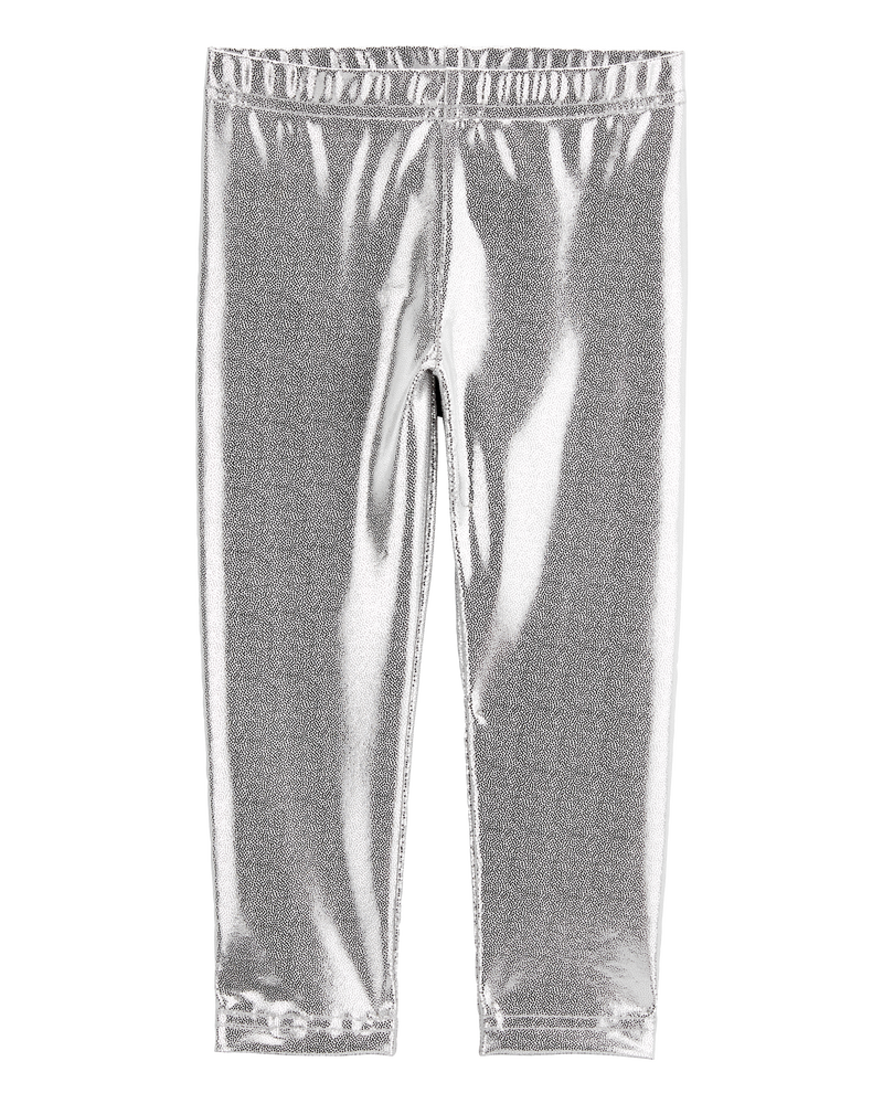 Silver baby leggings online