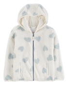Kid Heart Sherpa Zip Jacket, image 1 of 3 slides