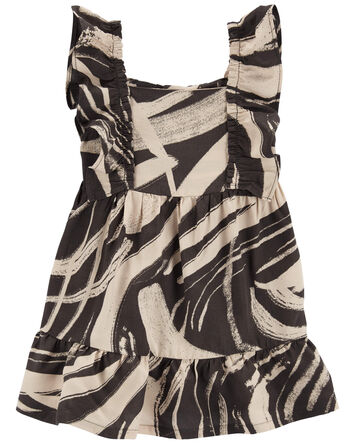 Zebra Print LENZING™ ECOVERO™ Dress, 