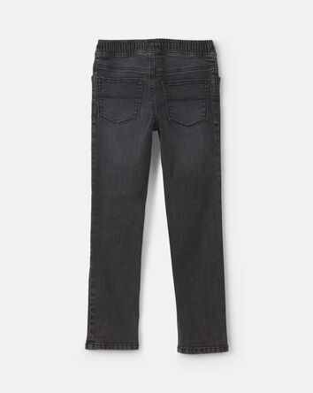 Boys Tapered Denim Jeans - Black, 
