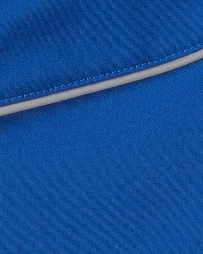 Toddler Boy Water-Activated Rain Jacket- Blue , image 4 of 4 slides