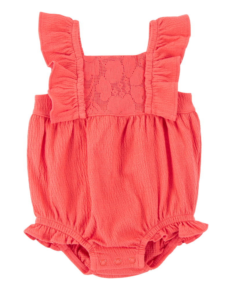 Baby Lace Crinkle Jersey Bubble, image 1 of 3 slides
