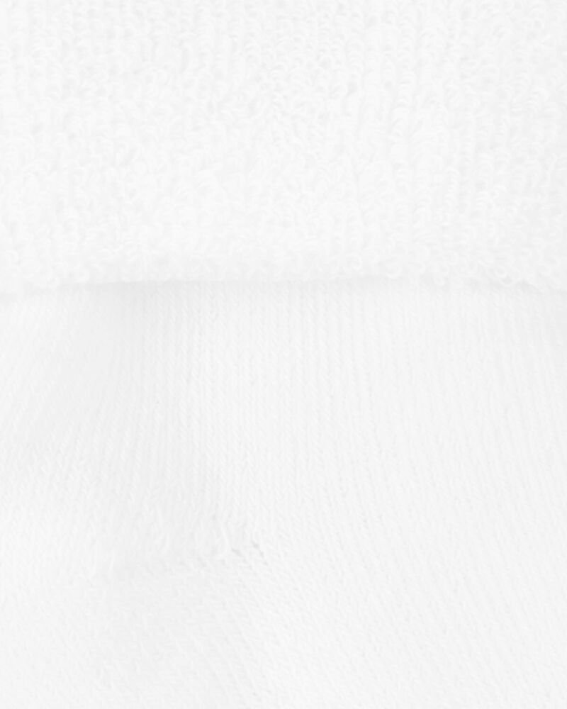 B&eacute;b&eacute; - 6 paires de chaussons &agrave; revers pli&eacute;s, image 2 sur 2 diapositives