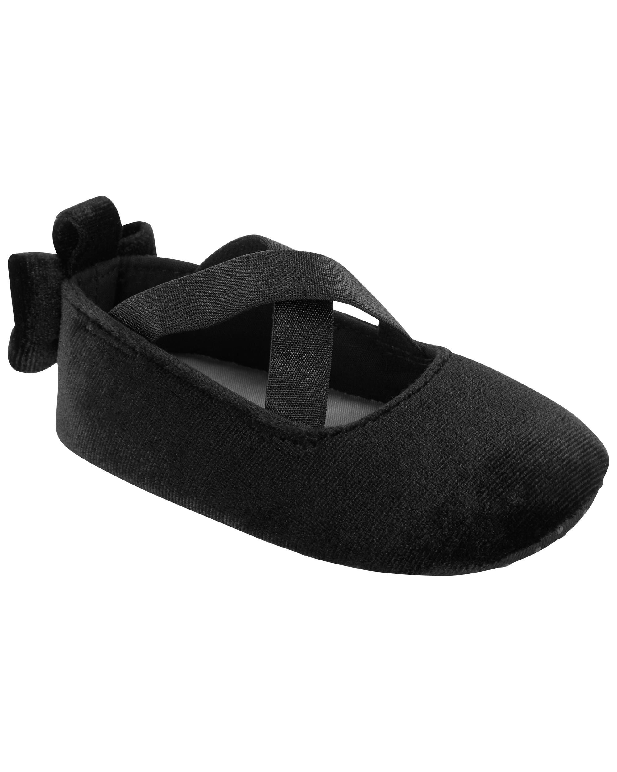 Baby girl black ballet shoes new arrivals