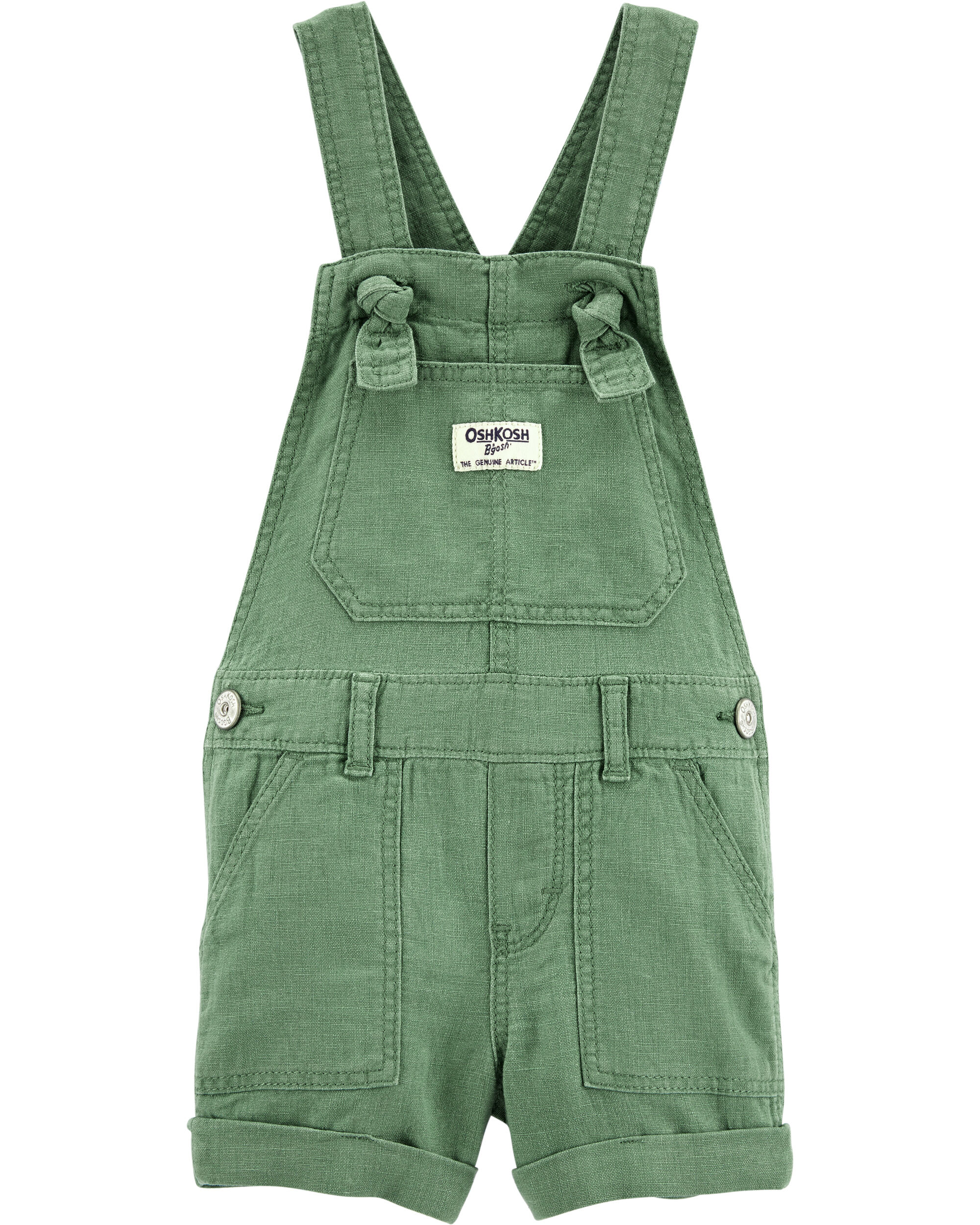 linen shortalls