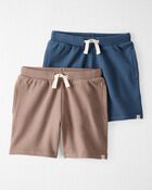 Kid 2-Pack Organic Cotton Shorts , image 1 of 6 slides