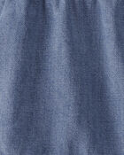 Toddler Girl Organic Cotton Denim Dress, image 4 of 5 slides