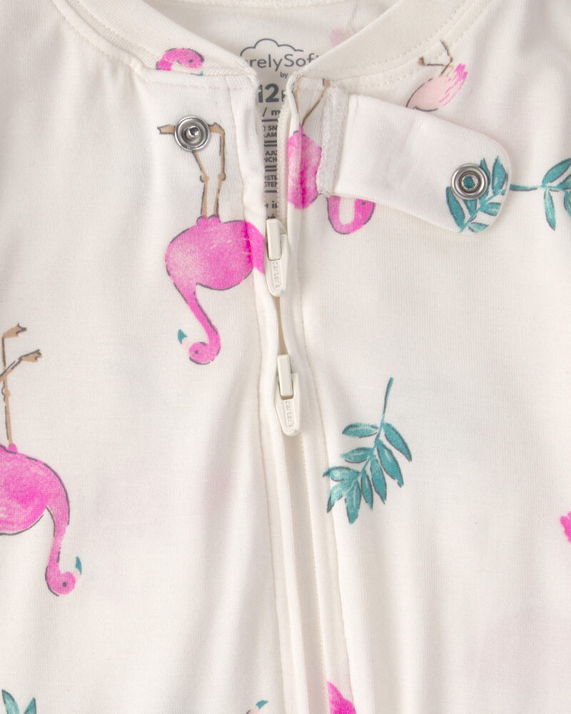 B&eacute;b&eacute; fille - Pyjama 1 pi&egrave;ce Ajust&eacute; PurelySoft - Ivoire, image 6 sur 7 diapositives