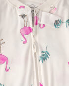B&eacute;b&eacute; fille - Pyjama 1 pi&egrave;ce Ajust&eacute; PurelySoft - Ivoire, image 6 sur 7 diapositives