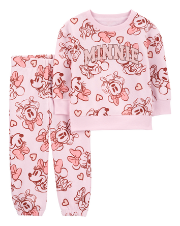 Baby 2-Piece Minnie Mouse Sweatshirt & Pant Set, 