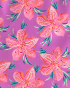 Girls Floral Print Rashguard, image 3 of 4 slides