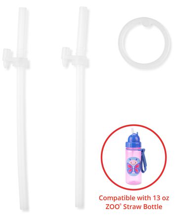 2-pack Zoo Straw Bottle - Extra Straws, 