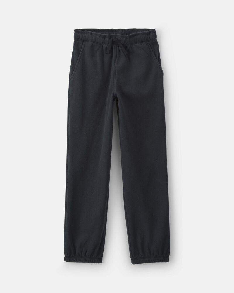 Gar&ccedil;ons - Pantalon de jogging en micromolleton - Noir, image 1 sur 3 diapositives