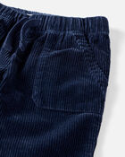 Kid Organic Cotton Corduroy Drawstring Pants, image 3 of 5 slides