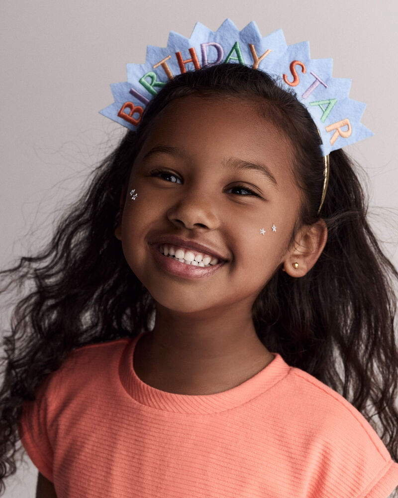 Toddler Girl Birthday Headband, image 1 of 6 slides