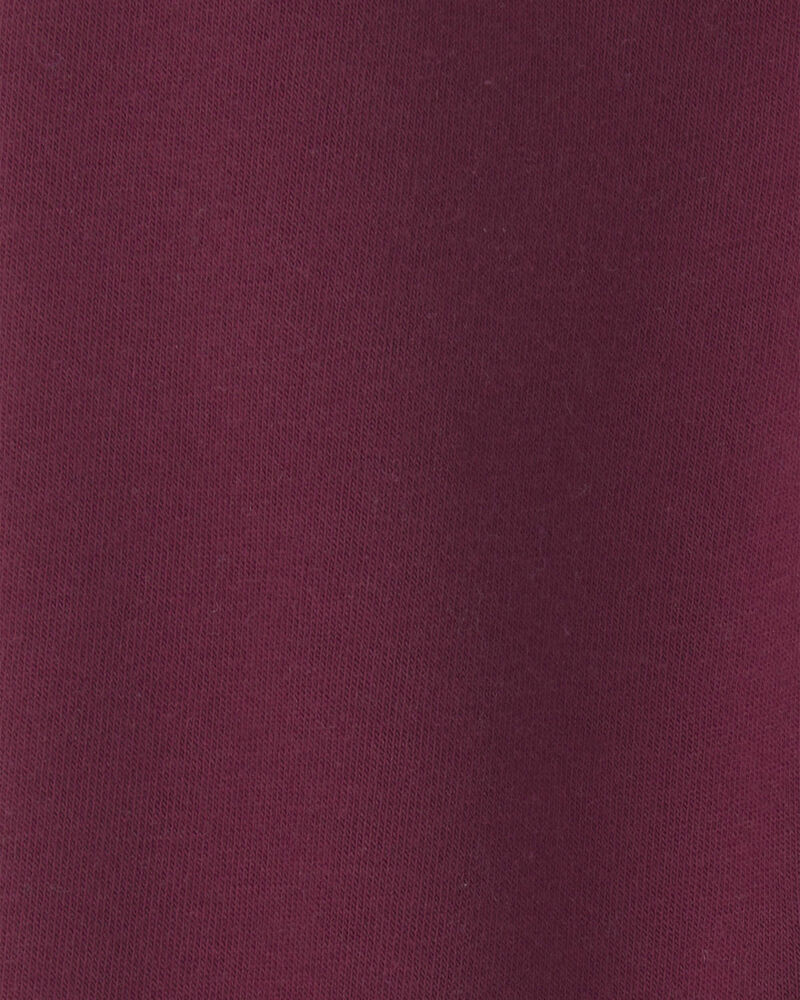 Toddler Boy Fleece Joggers - Burgundy, image 3 of 4 slides