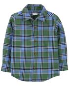 Toddler Plaid Button-Front Shirt, image 1 of 2 slides