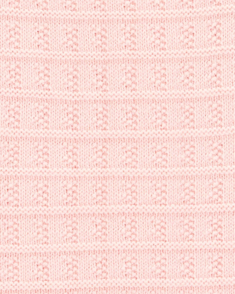 Kid Pink Knit Tank Top, image 3 of 4 slides