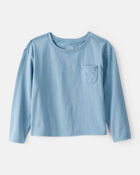 Filles - T-shirt &agrave; manches longues - Bleu, image 1 sur 2 diapositives