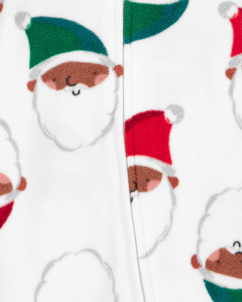 Baby Christmas Cookies Zip-Up Fleece Sleeper Pyjamas, image 3 of 4 slides